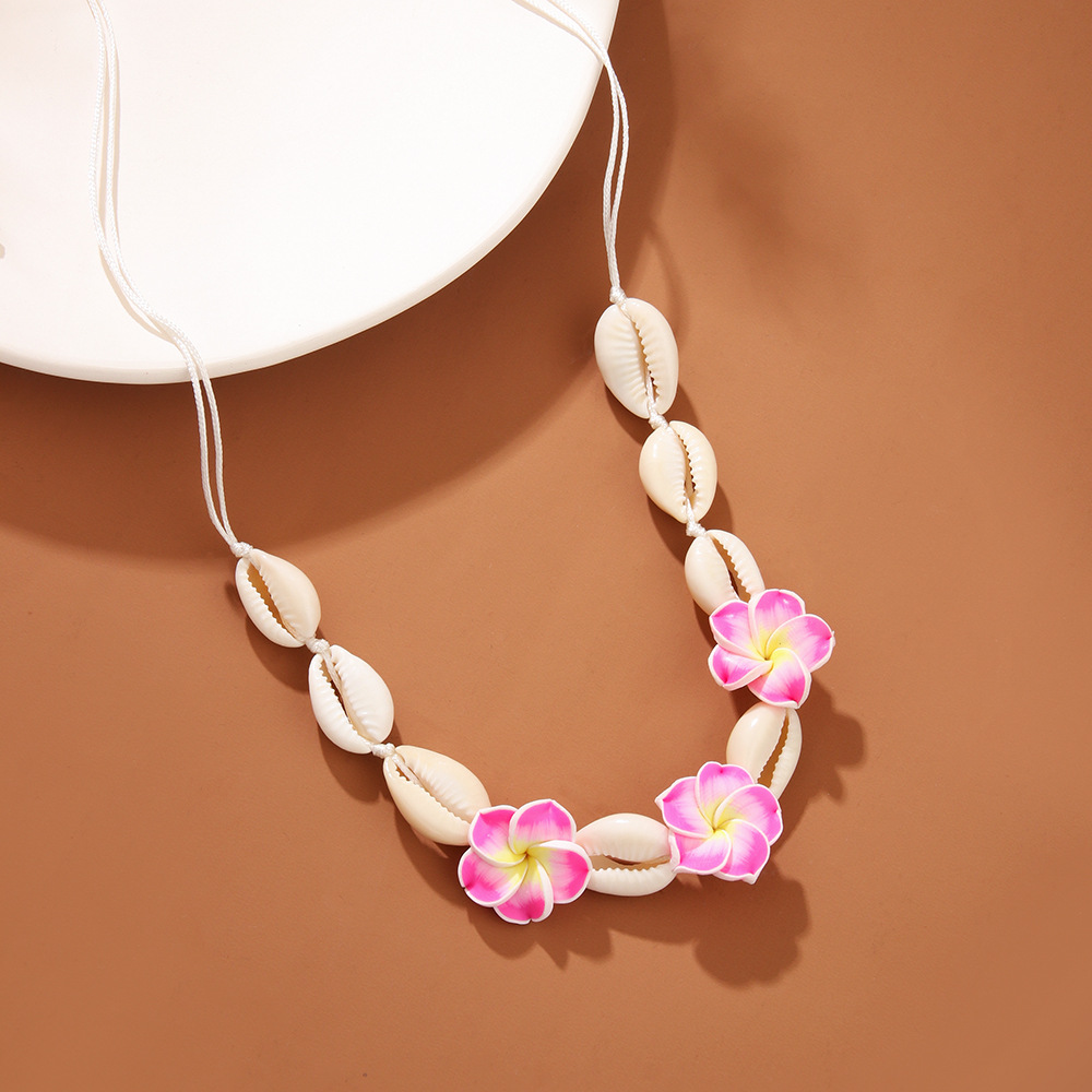pink necklace