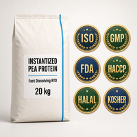 Poudre de protéines de pois non aromatisée, isolat végétalien à base de plantes, sans OGM, pour les smoothies, les shakes, la pâtisserie, la croissance musculaire et l'énergie