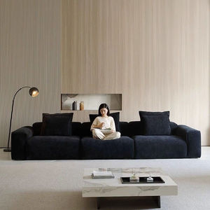 EU Minimalist High Back Set Furniture for Office Room Modern Italy Luxury Leisure Living Room Compressed Packing - Product Image 2