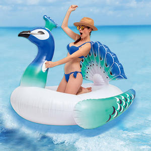 Divertente Galleggiante a Forma di Pavone per Piscina, Giocattolo Gonfiabile Estivo per Adulti, Materassino Gonfiabile per Spiaggia e Laghetti - Product Image 4