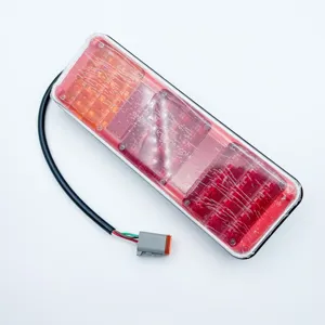 China Leverancier 12V Led Signaal Indicator Licht Van Camc Mengsel Van Rode En Gele Pc Materiaal Led Werklicht
