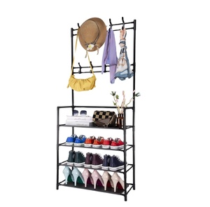 Estante de almacenamiento <span class=keywords><strong>para</strong></span> zapatos, Zapatero 3 en 1 <span class=keywords><strong>para</strong></span> entrada, salón, árbol - Product Image 1