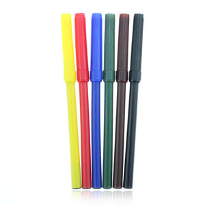 Ensemble de stylos marqueurs à pointe personnalisable, pour étudiants, 6 pièces, logo - Product Image 1