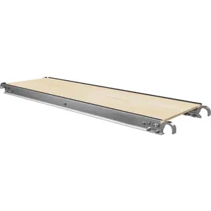Fabrieksprijs Aluminium Steiger Plank Breedte 570-60 Multiplex Steigerplank Rohr Type Hout Aluminium Plank Voor Steigerframe