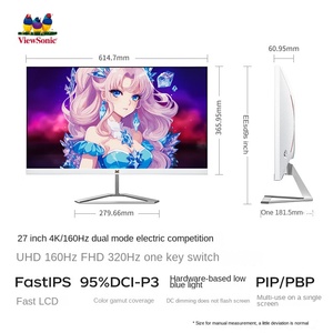 Moniteur LED IPS 4K <span class=keywords><strong>ViewSonic</strong></span> VG2781 - Nouveau écran large de 27 pouces, luminosité de 400 cd/m², rapport de contraste de 1000:1, garantie d'un an - Product Image 2