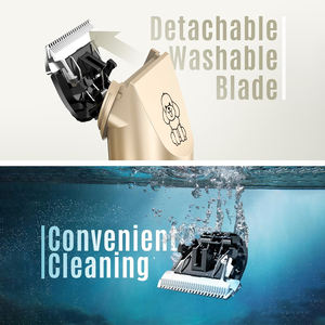 Vente en gros de tondeuses portables pour couper les cheveux des chiens, ensemble de ciseaux électriques de toilettage pour animaux de compagnie avec affichage <span class=keywords><strong>rechargeable</strong></span> à la machine - Product Image 4