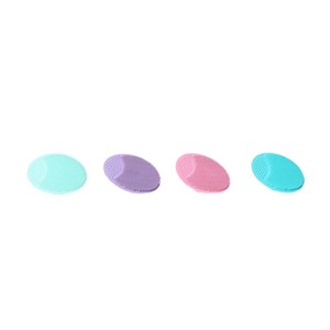 Oval Facial Cleansing Brush Silicone Manual Massage Exfoliating For General Use - Product Image 1