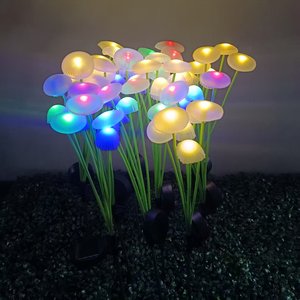 Không thấm nước năng lượng mặt trời nấm vườn đèn IP65 không thấm nước ngoài trời 6L 8L 10ljellyfish Đèn năng lượng mặt trời cho sân Patio Pathway - Product Image 2