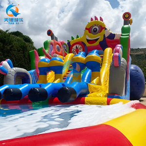 Thiết Kế Mới Thương Mại PVC Inflatable Công Viên Nước Với Trượt Nước Cho Khu Dân Cư Và Trường Học Ngoài Trời Sử Dụng Trên Bán - Product Image 2