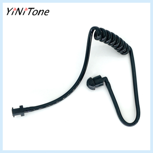 Pengganti Earplug Tabung Udara Akustik Hitam/Transparan In-Ear Universal Berkualitas Tinggi untuk Headset Radio Dua Arah Walkie Talkie - Product Image 6