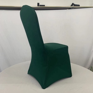 Housse de chaise extensible en polyester et élasthanne <span class=keywords><strong>vert</strong></span> émeraude pour mariages, banquets, événements, hôtels, restaurants - Product Image 2