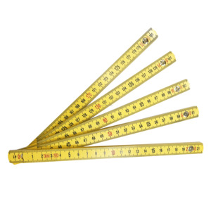 <span class=keywords><strong>Règle</strong></span> pliante en plastique jaune <span class=keywords><strong>de</strong></span> 2 m en promotion - Product Image 4