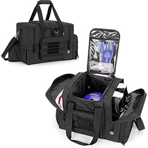 Brunswick - Bolsas de bolos con ruedas, varias utilidades, con un amplio compartimento para zapatos, dos bolas en una bolsa de bolos retro - Product Image 1