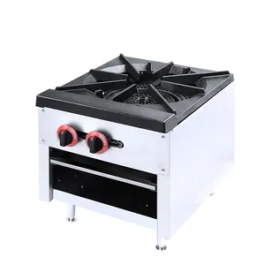 Best selling Commercial kitchen equipment stainless steel Europe cooker 1 burner gas stove burners gas range