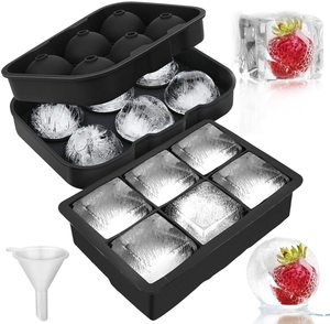 Moule à glaçons géants sans BPA en silicone de haute qualité – Grand bac à glaçons en silicone - Product Image 1