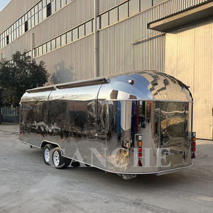 Camion de restauration mobile moderne en acier inoxydable pour pizzas, hot-dogs et glaces, avec équipement de cuisine complet, à vendre - Product Image 5