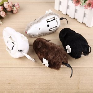 Jouet interactif pour chat en forme de souris réaliste, pour chatons, activité intérieure, chasse et divertissement quotidien - Product Image 3