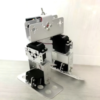 Kit structurel entièrement métallique 4-DOF V004 pour robot bipède de marche rapide, avec pieds croisés étroits, pour DIY robotique