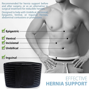 Venta al por mayor Carpeta abdominal Hernias <span class=keywords><strong>Ombligo</strong></span> Hernias Alivio del dolor Envoltura Cinturón de soporte de <span class=keywords><strong>hernia</strong></span> umbilical - Product Image 2