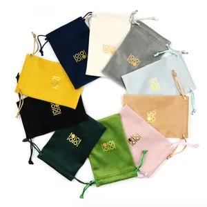 Bestpacking nhung đồ trang sức túi với logo đồ trang sức sang trọng bao bì Pouch Jewel Túi Quà Tặng tùy chỉnh túi đồ trang sức