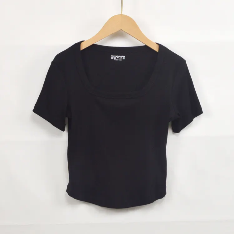 Ambalajlama makinesi özel TOP kızlar tişörtleri pamuk fabrika t-shirt kadınlar için kız T Shirt