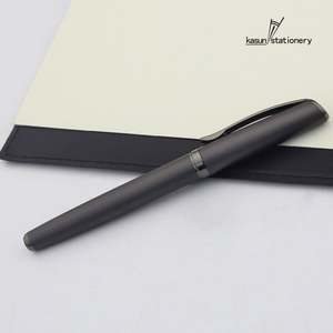 Bolígrafo de Acero Inoxidable de Alta Calidad, Bolígrafo de Rodillo de Níquel Mate Premium, Bolígrafo de Regalo Metálico Personalizado, Artículos de Papelería Empresariales - Product Image 5