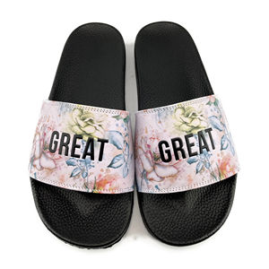 Greatslides Nouvelle sandale plate fantaisie pour femmes, pantoufles pour femmes <span class=keywords><strong>2023</strong></span>, pantoufles de créateur personnalisées - Product Image 1