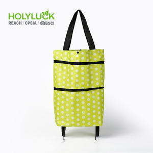 Chariots de supermarché légers sacs de chariot de chariot d'épicerie pliables pliables réutilisables sac à provisions pliant avec roues - Product Image 6