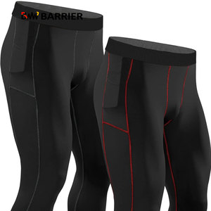 2024 nouveauté hommes Fitness Yoga Leggings Style régulier Spandex coton conçu décontracté Sport porter en gros approvisionnement Logo taille - Product Image 6