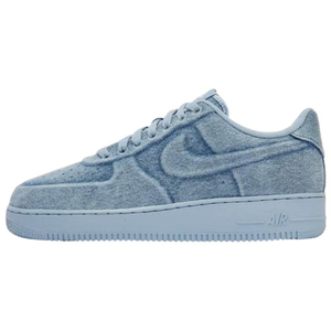Zapatillas Nike Air Force 1 Low Top para Skateboarding, Azules, Unisex, Parte Superior de Mezclilla Resistente a la Abrasión, Suela de Goma - Product Image 1