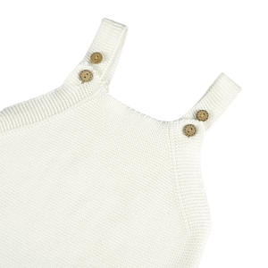 Venta de Fábrica: Ropa de Verano Blanca para Bebé, Hermoso, Cómodo y Suave Pelele para Niña - Product Image 2