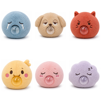 Peluche anti-stress Moodies : Balle émotionnelle à presser, jouet en peluche mignon et doux, balle à eau pour soulager le stress