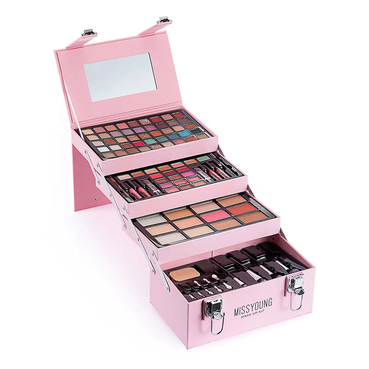 Miss Young Organic Korean Girl Cosmetics Makeup Set Kits All In One Set Cosmetic Women Gift Makeup Vanity Set Box