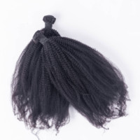 Shoumei Vente en Gros Mèches de Cheveux Vietnamiens Bruts 4C 100% Remy Afro Crépu Bouclé Cuticule Alignée