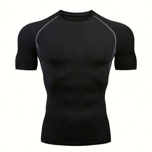 Design Best Sell Comfortable Fabric Fashionable Design <b>Shirt</b> Breathable Sport Clothes with Customization logo Gym Men'T-<b>shirt</b> - Product Image 3