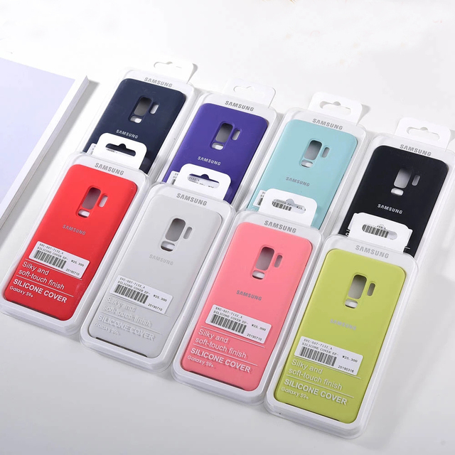 Silicone Cover Soft Liquid Silicone Office Original Style Case for Galaxy S10+ S10E S10 S20 Plus Ultra With Retail Box