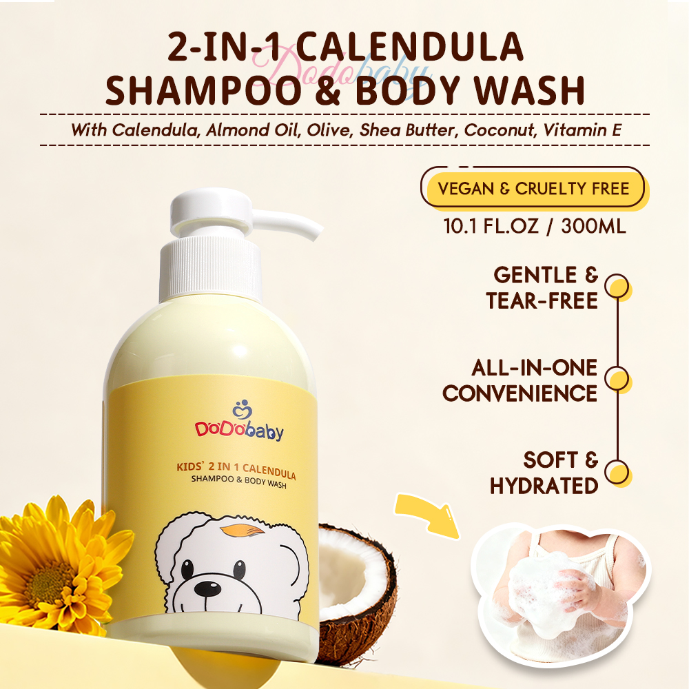 300ml 2-in-1 Calendula Shampoo & Body Wash