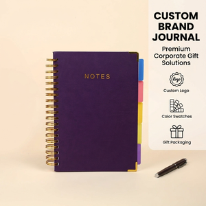 Carnets personnalisés pour le commerce extérieur transfrontalier, blocs-notes de bureau en PU coloré, carnets de notes avec impression de logo - Product Image 1