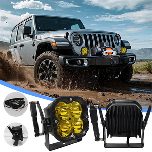 Tùy chỉnh 5 inch 80W 24V <span class=keywords><strong>LED</strong></span> Spotlight xoay điều chỉnh góc nghiêng off-road phụ trợ lái xe đèn cho SUV offroad ATV UTV - Product Image 1