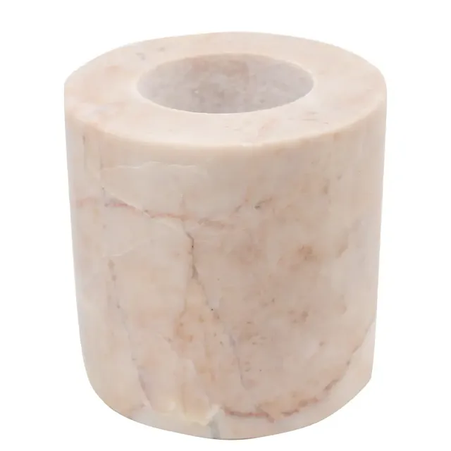 Future Stone Manufacturer Wholesale New Arrival Multi-style Round Bottom Onyx Marble Stone Candle Jar for Sale