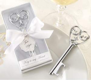 Abridor de botellas de vino de estilo llave a <span class=keywords><strong>mi</strong></span> corazón, regalos de retorno, regalos de boda <span class=keywords><strong>para</strong></span> invitados - Product Image 2