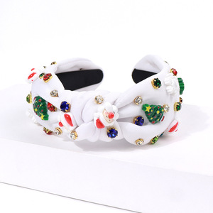 Diadema de diamantes decorada con Árbol de Navidad de alta calidad, fiesta informal para mujer, accesorios para el cabello de Año Nuevo, regalo - Product Image 5