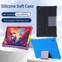 Lenovo Tab artı TB351FU 11.5 Xiaoxin ped stüdyo için kılıf 2024 11.5 darbeye yumuşak silikon Ajustable standı hassas kapak