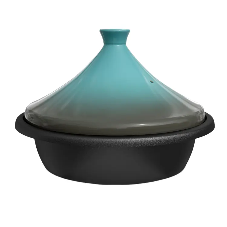 Cucina di casa 2023 Heavy Duty pentola in ghisa marocchina Tagine pentola calda