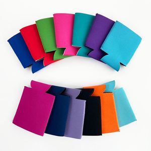 Neoprene Insulated Waterproof Plain Color Collapsible <b>Stubby</b> <b>Holder</b> for Beer Soda in Outdoor Patriotic BBQ Parties - Product Image 5
