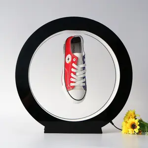 Nieuwe Collectie Levitating Magnetische Drijvende Schoenen Display Stand Maglev Levitatie Sneaker Schoenen Display Rack Met Led Licht