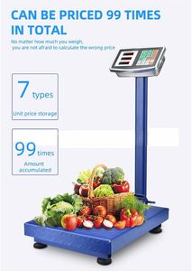 Made in China Industrial Electronic Scale 150 kg 200kg 300 kg Digital TCS Electronic Platform Scale - Product Image 3