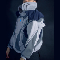 DiZNEW Hoodie est né sans chaîne de gros sweats à capuche d'été en éponge française Casquette de mode Vêtement supérieur non doublé de l'homme