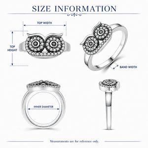 Anello Occhio di Gufo per Donne, Anello da Dito Minimalista alla Moda - Product Image 5