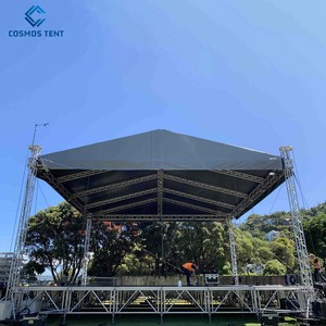 Ngoài trời ngoài trời nhôm DJ giàn hệ thống hiển thị với Hộp ánh sáng cho sân khấu giàn hiển thị - Product Image 1